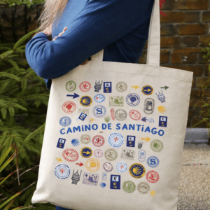 Totebag - Camino de Santiago, sellos