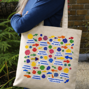 Totebag - Camino de Santiago, caminos